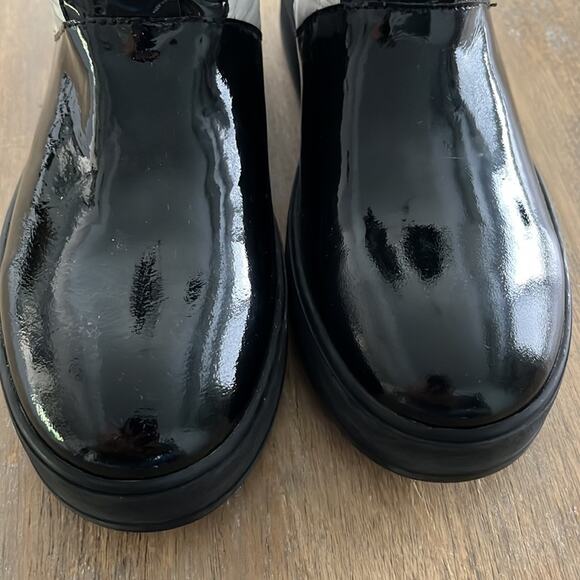 Aquatalia By Marvin K. Kali Patent Leather Boot Black Women Size 9 - Picture 6 of 10